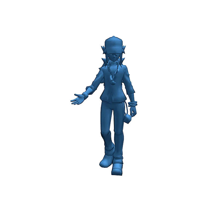 3D модель 3D-модель персонажа N из Pokemon Black White - фото 11