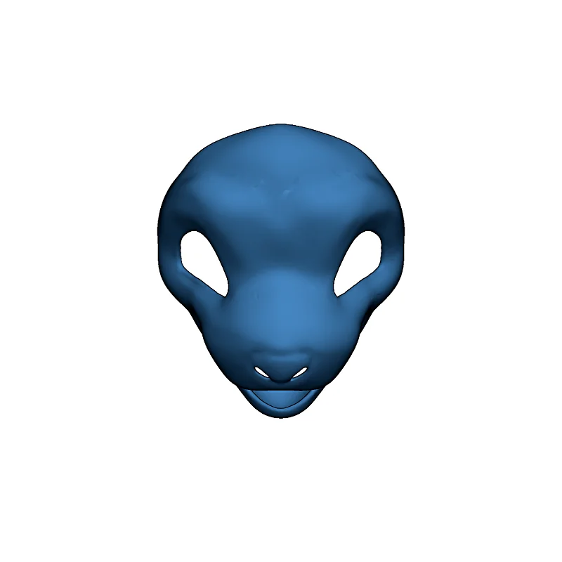 3D модель База головы фурсюта Feline - фото 9