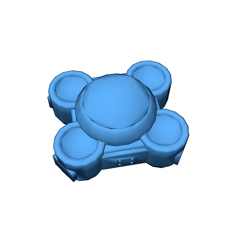 3D модель Квадрупедальный робот Faijin из игры Kreig Robots - фото 9