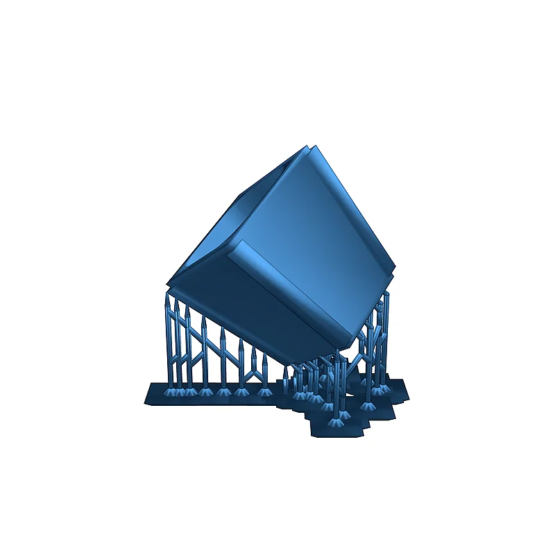 3D модель Уличная газовая лампа на стену в масштабе 1:19 - фото 17