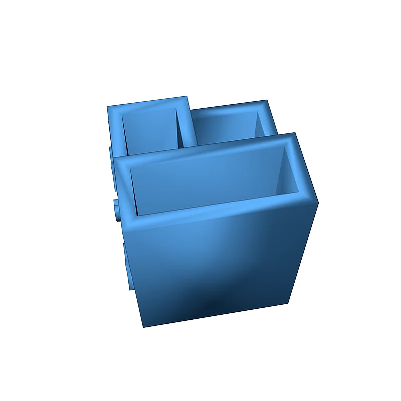 3D модель Органайзер для кистей для макияжа - фото 2