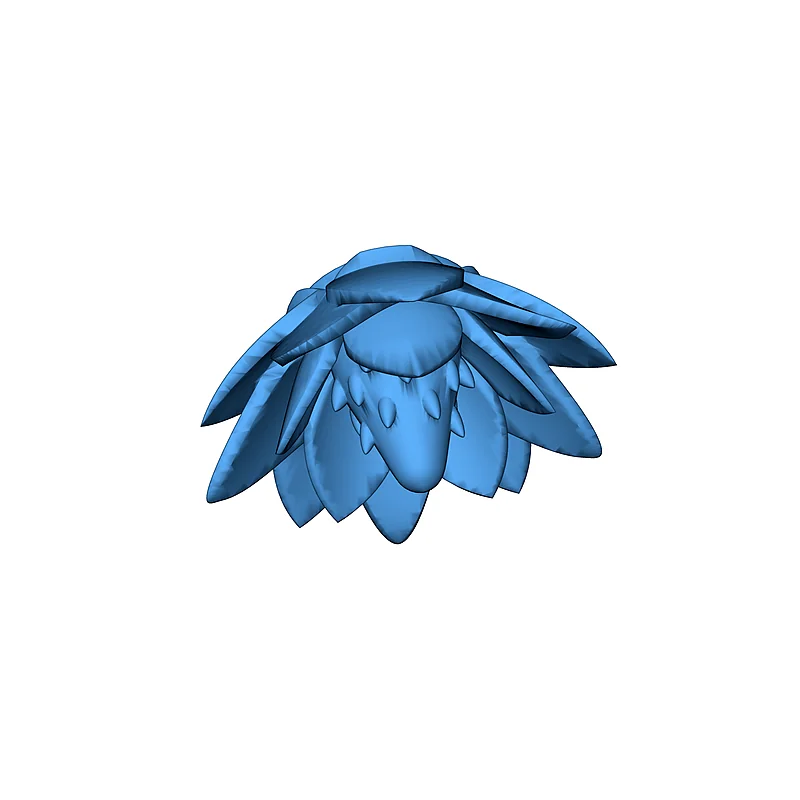 3D модель Декоративный элемент: Цветы на лозе - фото 8