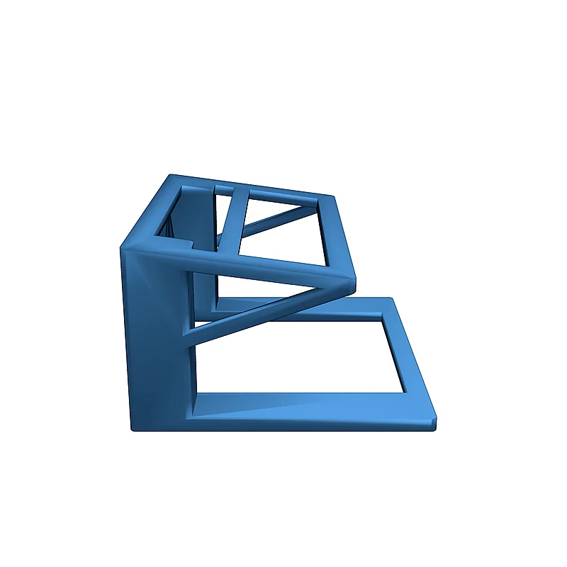 3D модель Подставка для педалей гитары/баса с местом снизу - фото 3