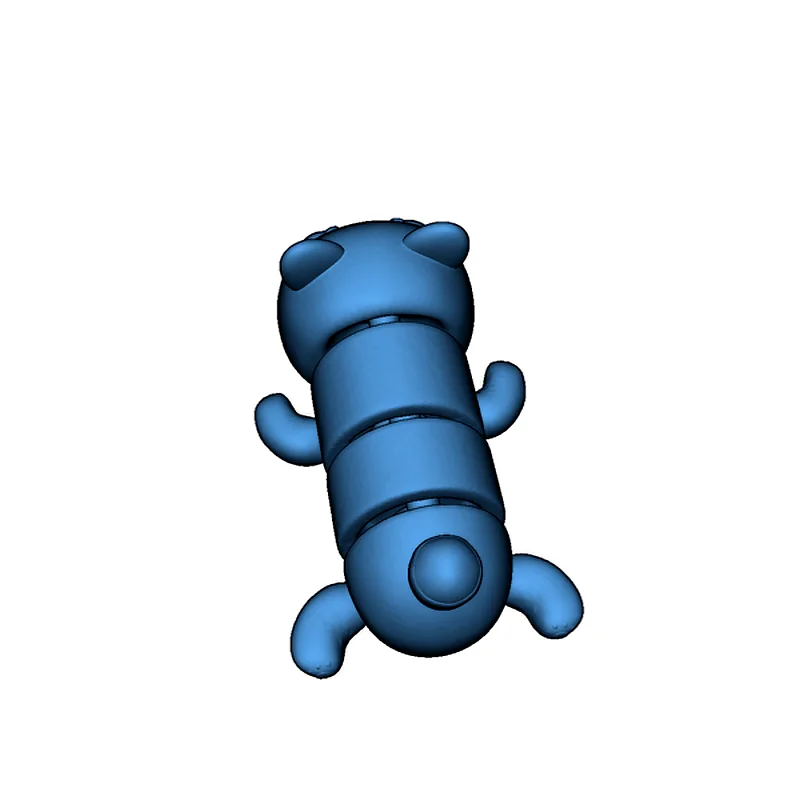 3D модель Гибкая модель красной панды (с брелком) - фото 8