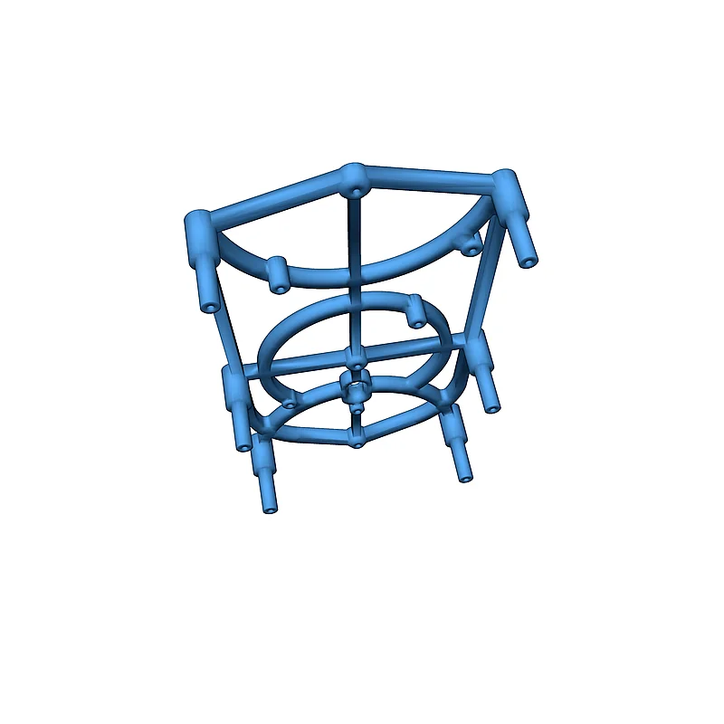 3D модель Настенные часы с анкерным механизмом и 8-часовым запасом хода - фото 54