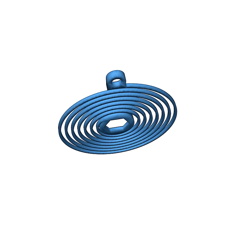 3D модель Настенные часы с анкерным механизмом и 8-часовым запасом хода - фото 74