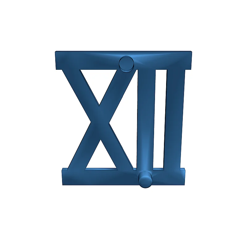 3D модель Настенные часы с анкерным механизмом и 8-часовым запасом хода - фото 99