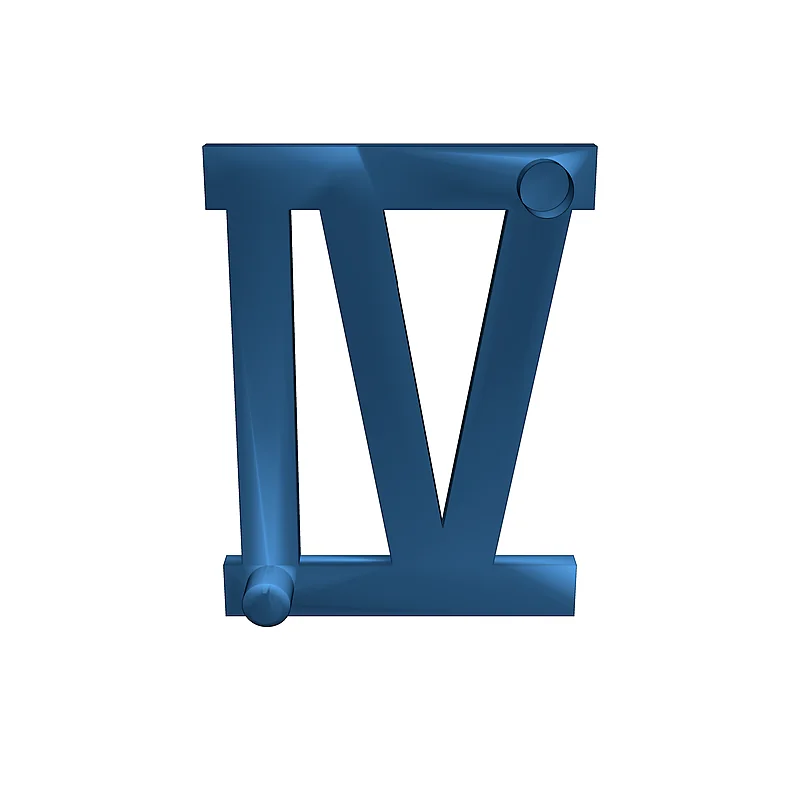 3D модель Настенные часы с анкерным механизмом и 8-часовым запасом хода - фото 95