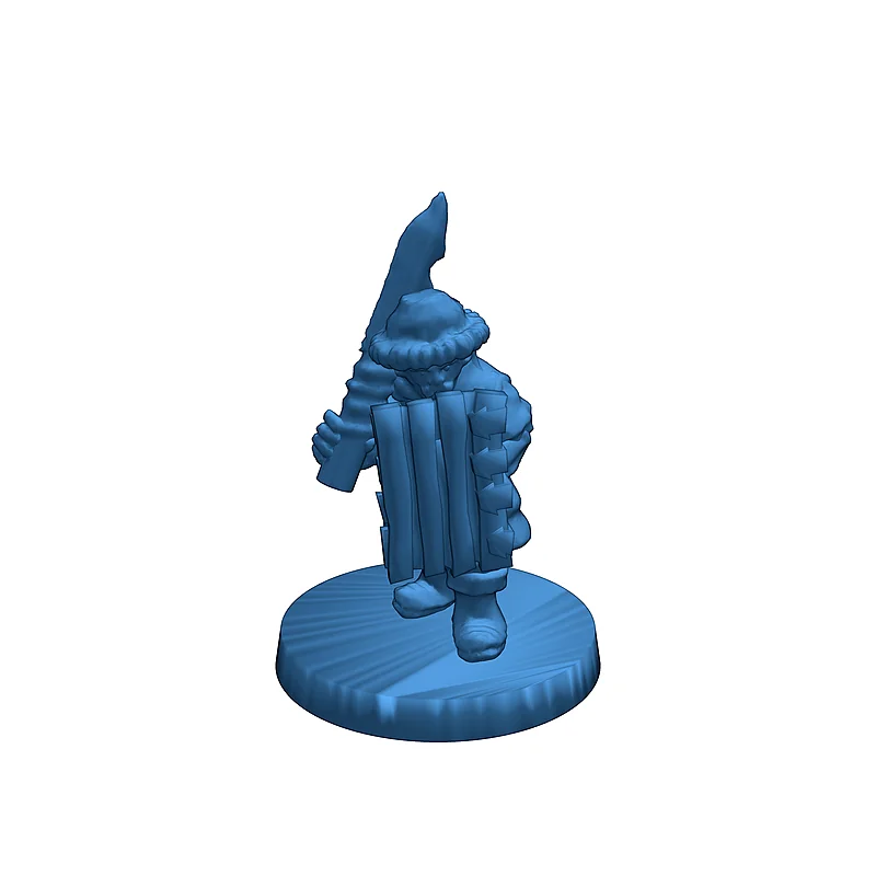 3D модель Милития Озерного Городка с Щитами (10мм) - фото 40