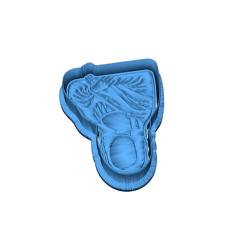 3D модель Формочка для печенья Мона Лиза - STL - фото 3