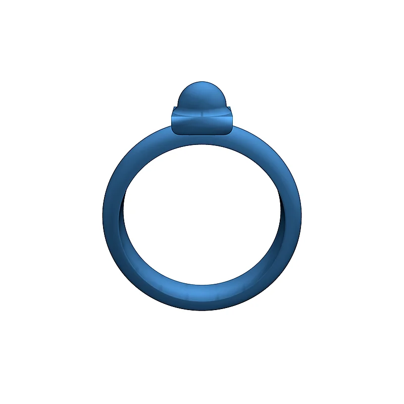 3D модель Кольцо в стиле жемчужного украшения - фото 3