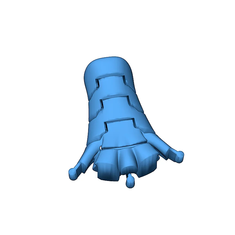 3D модель Гибкий брелок в форме брокколи - фото 13