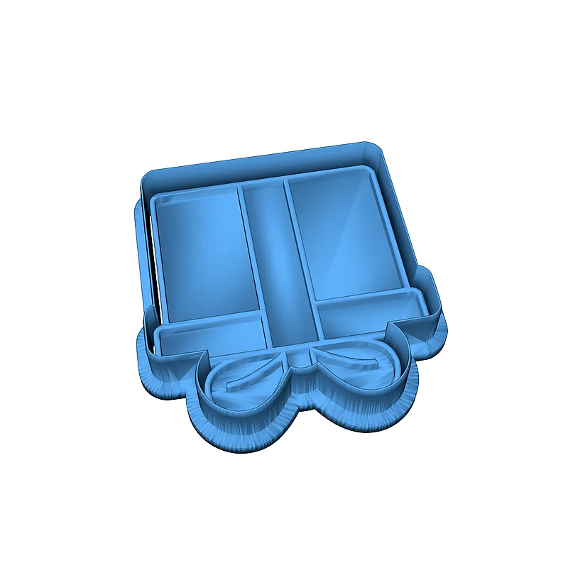 3D модель Набор формочек для печенья "Подарок" (STL-файлы) - фото 12