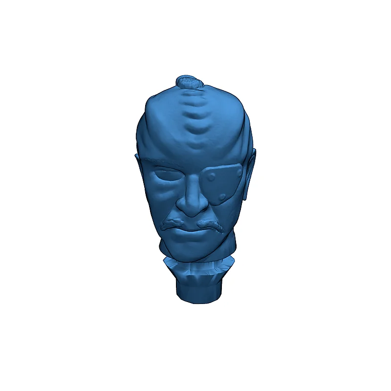 3D модель Голова генерала Чанга - Star Trek 6 - фото 5