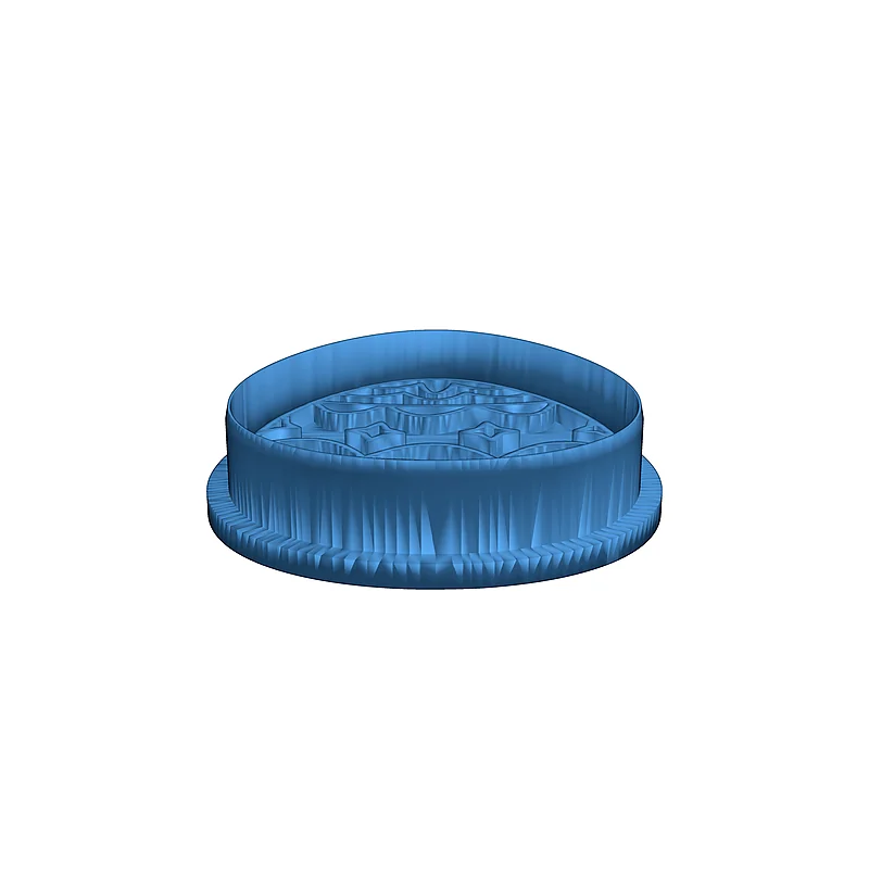 3D модель Формочка для печенья в виде пасхального яйца (STL) - фото 5