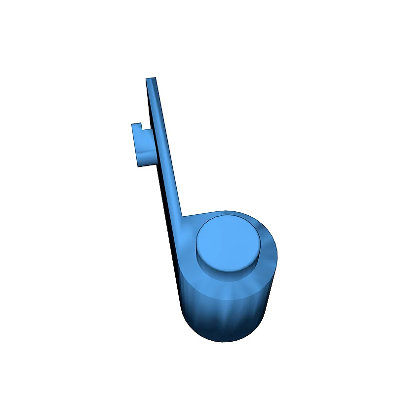 3D модель Совместимая левая дверца автомобиля Lego 3822 - фото 2