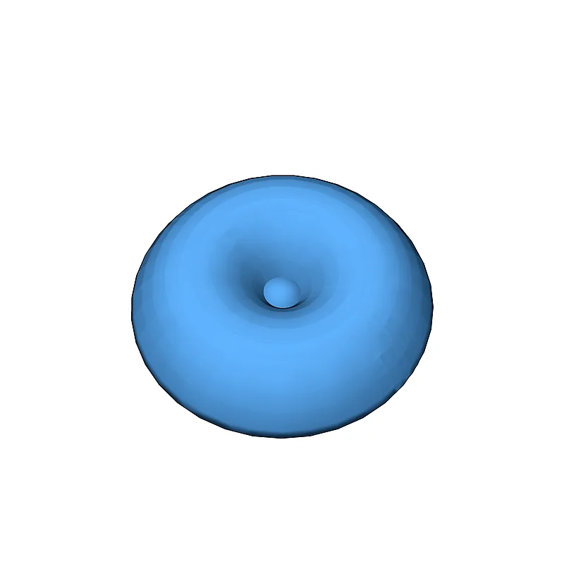 3D модель Модель: Чаша для конфет в форме яблока - фото 9