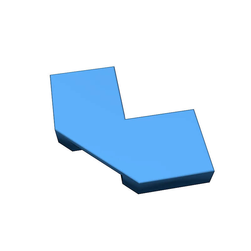 3D модель Модель Lego Modified 2x2 Tile - фото 2