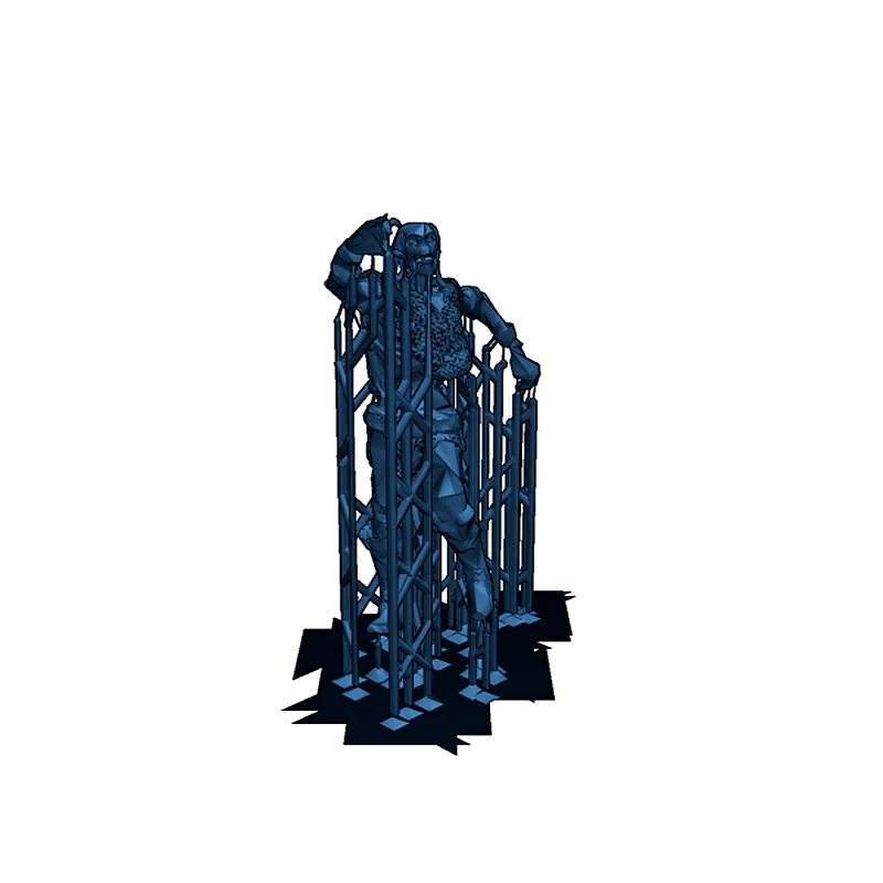 3D модель Скелет из крипты Тресендара 1 - фото 11