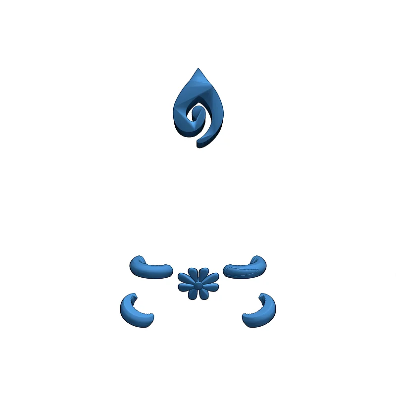 3D модель Женский гном - MMU версия - фото 16