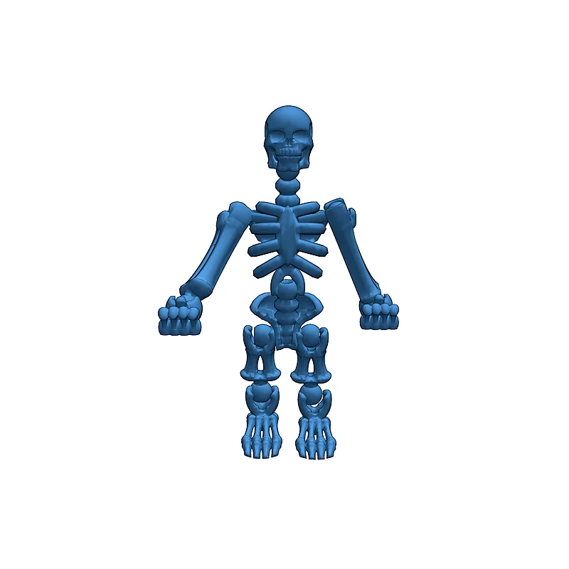3D модель Скелет для Хэллоуина - фото 3