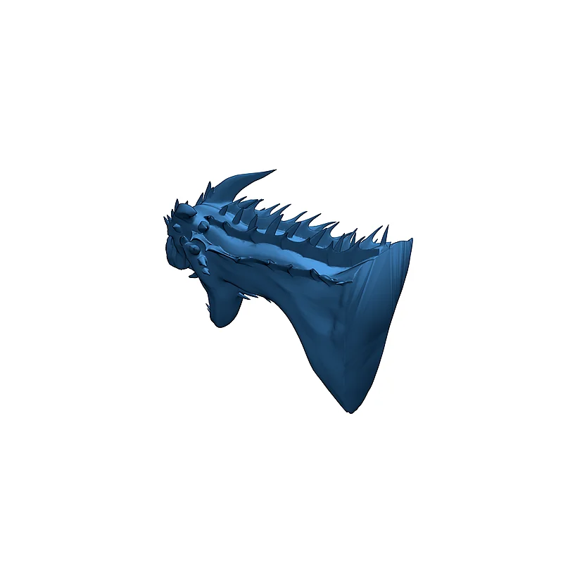 3D модель Дракон в позе с основанием - фото 19