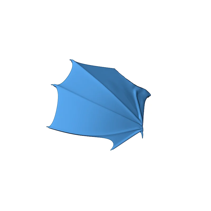 3D модель Дракон в позе с основанием - фото 24