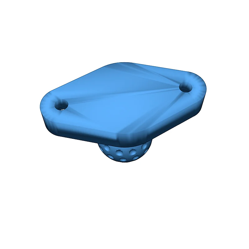 3D модель Крепление Base Ram 1" с углублениями - фото 2