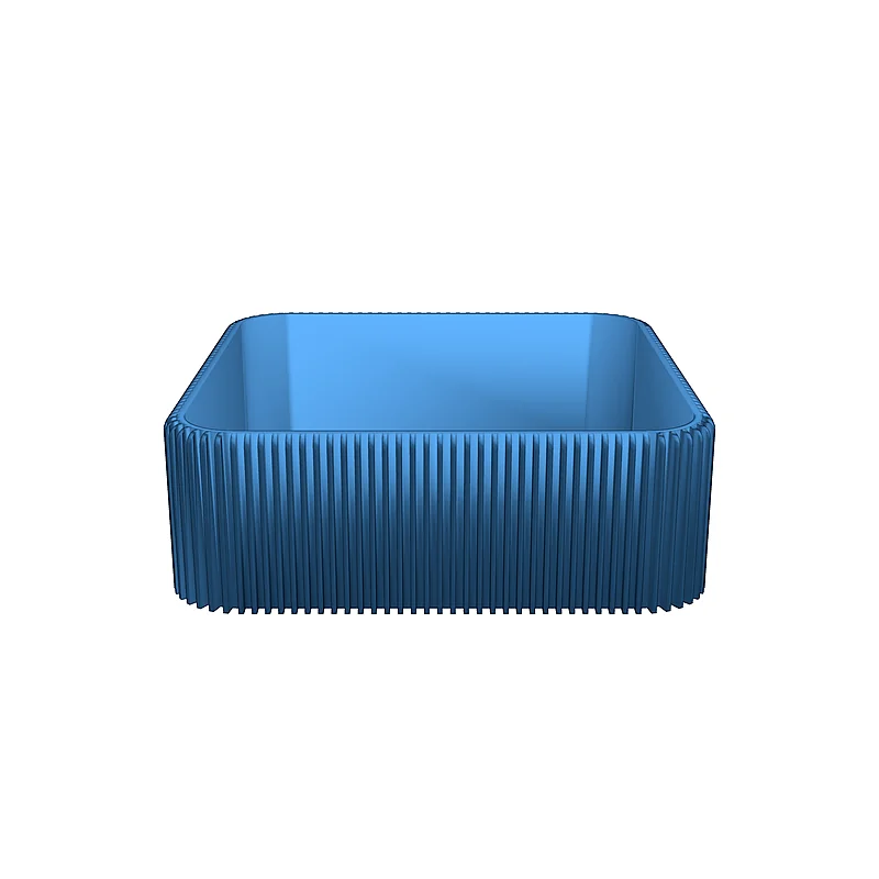 3D модель Современный органайзер для стола с ребристой текстурой - фото 12