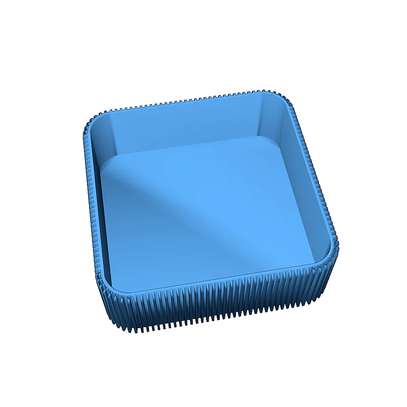 3D модель Современный органайзер для стола с ребристой текстурой - фото 11