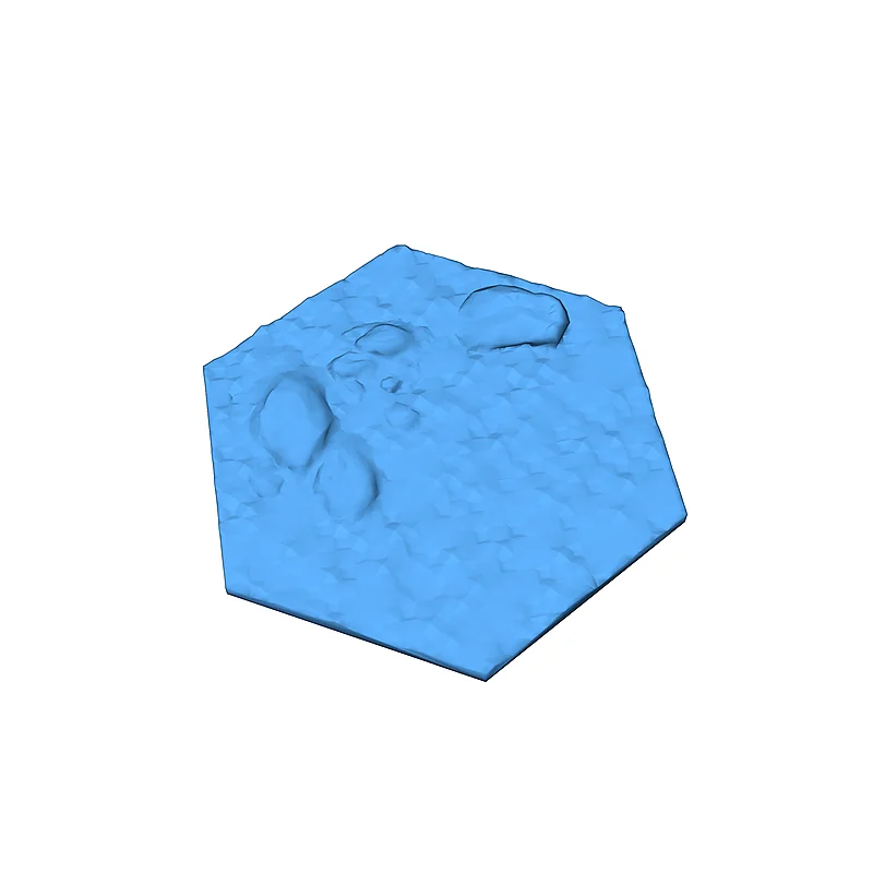 3D модель Плитки Gloomhaven MagHex с камнями - фото 10