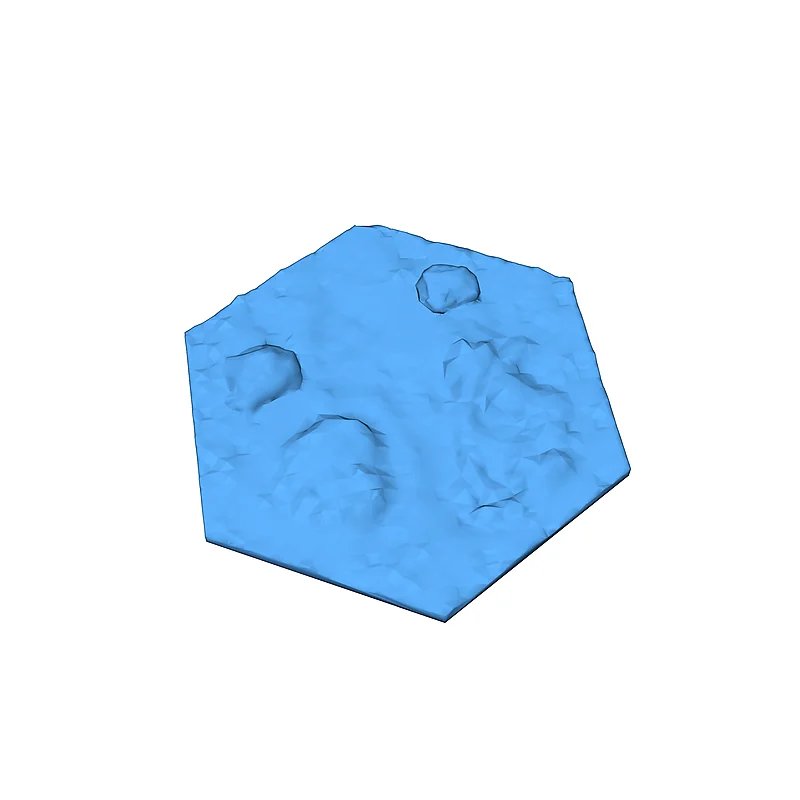 3D модель Плитки Gloomhaven MagHex с камнями - фото 14