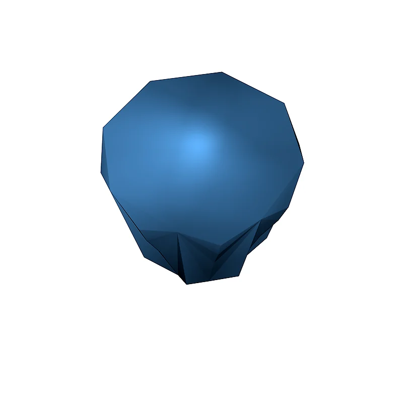 3D модель Многоугольная ваза - фото 5