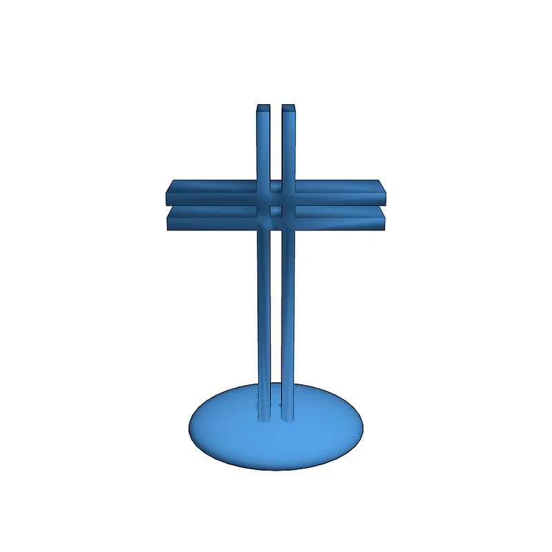 3D модель Модель: Крест Иисуса Христа - фото 3