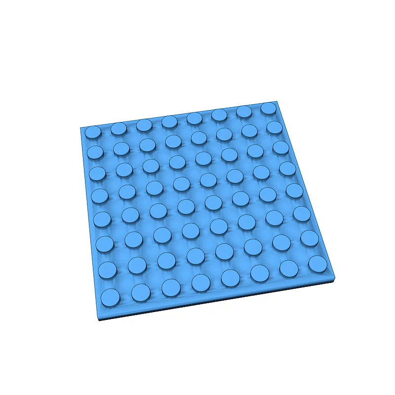 3D модель Совместимая 8x8 Плита Lego 41539 - фото 2