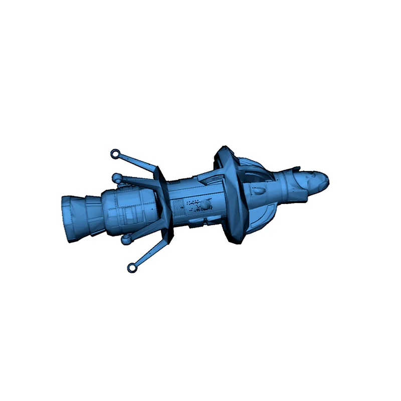 3D модель Модель Corvette Zechetinu для Battletech - фото 3