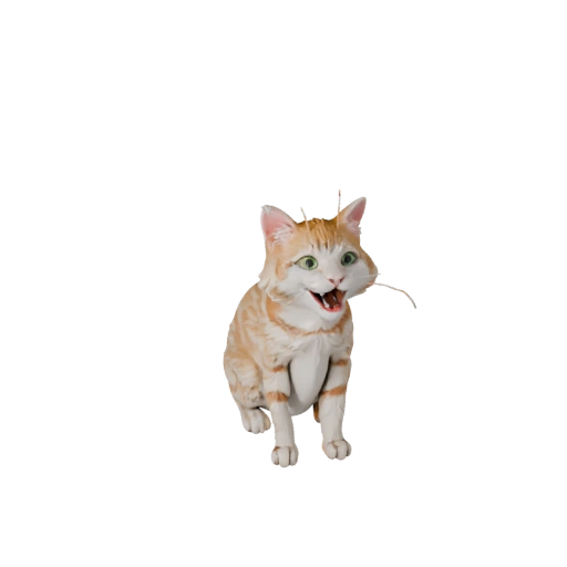 3D модель Полноразмерная британская кошка STL