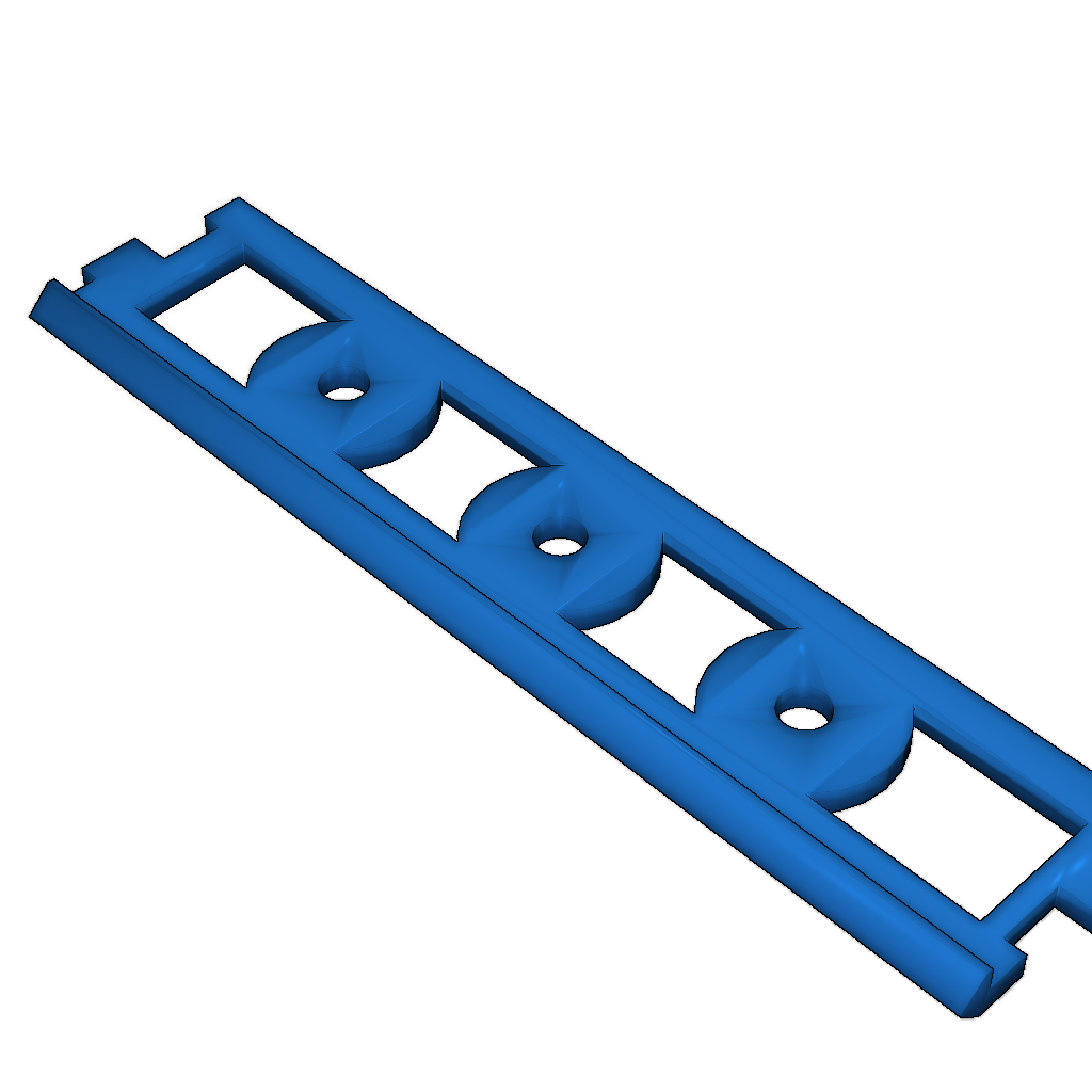 Печатная модель рельсов и колес для 3D-принтеров