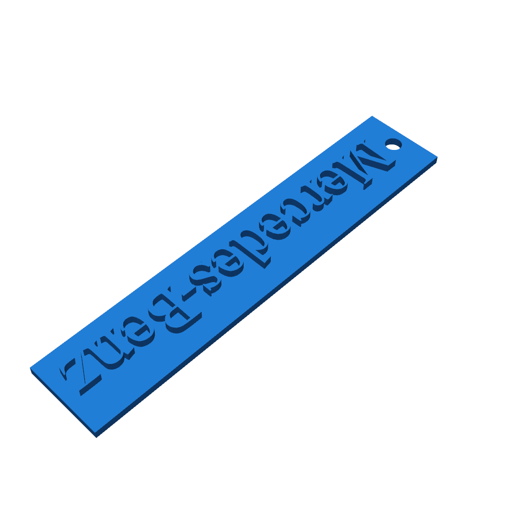 Брелок с логотипом Mercedes-Benz