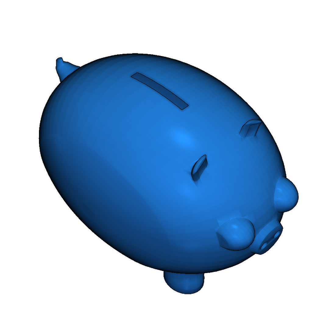 Печатная копилка свинка