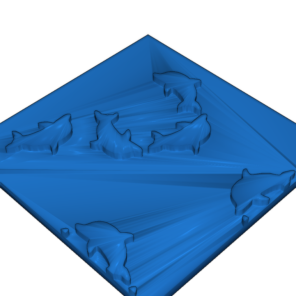 Пазл для детей: Четыре квадрата