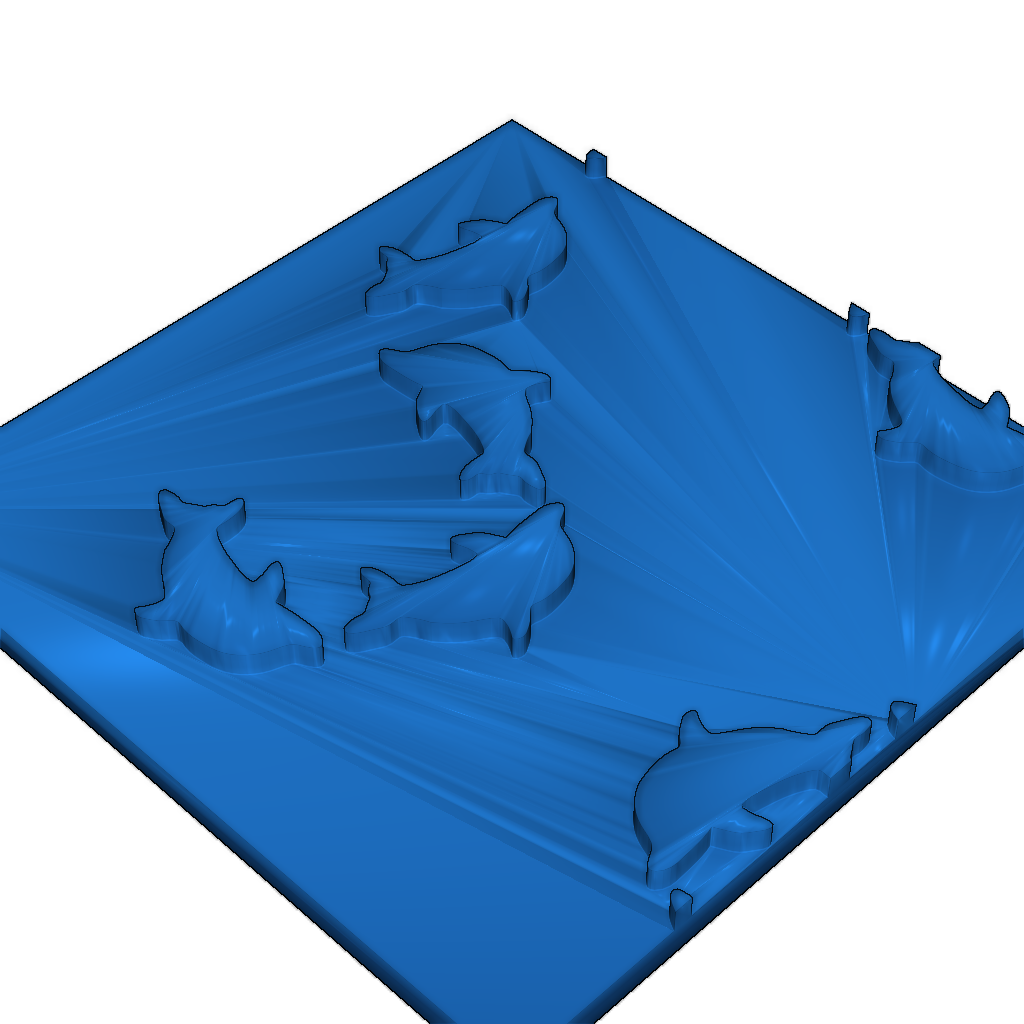 Пазл для детей: Четыре квадрата