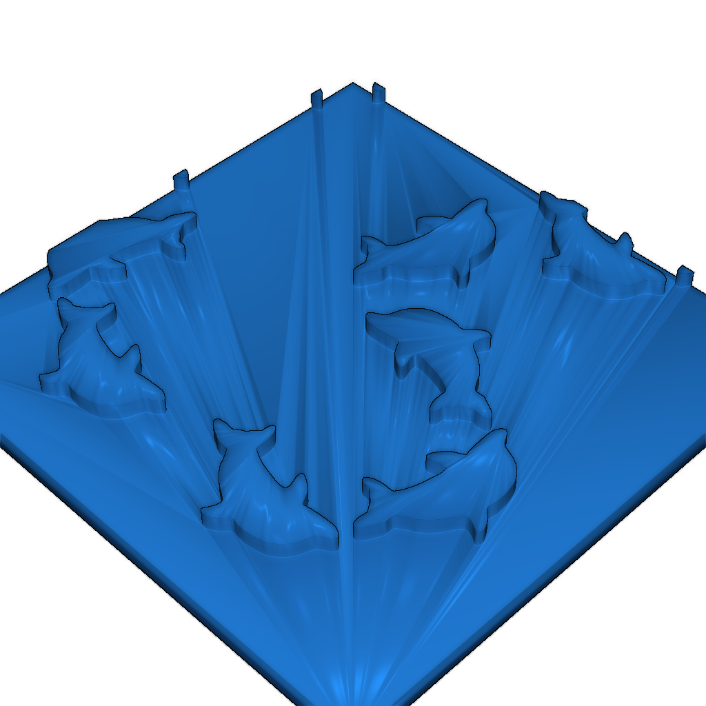 Пазл для детей: Четыре квадрата