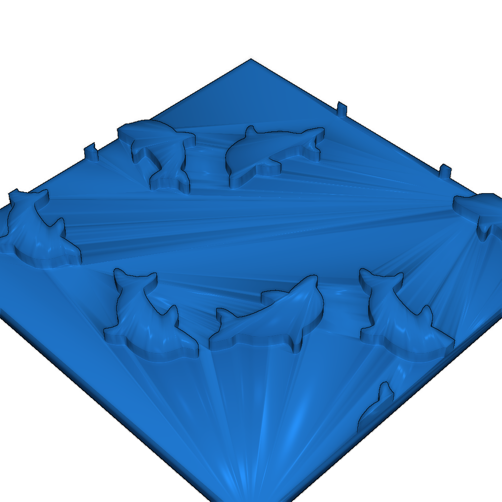 Пазл для детей: Четыре квадрата