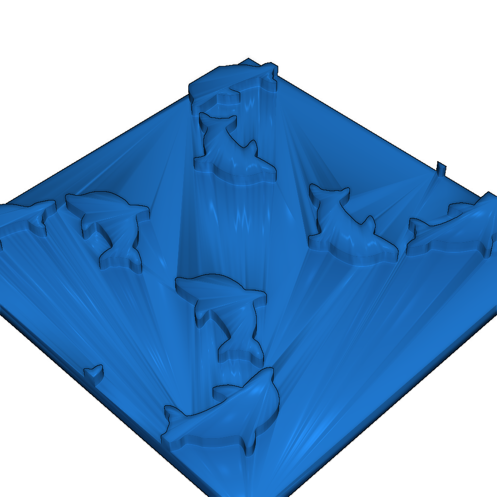 Пазл для детей: Четыре квадрата