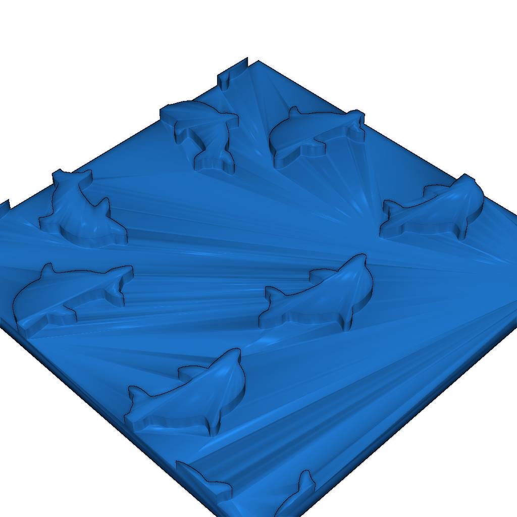 Пазл для детей: Четыре квадрата