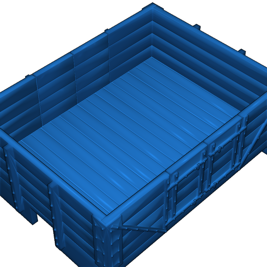 4-плоскостной открытый вагон
