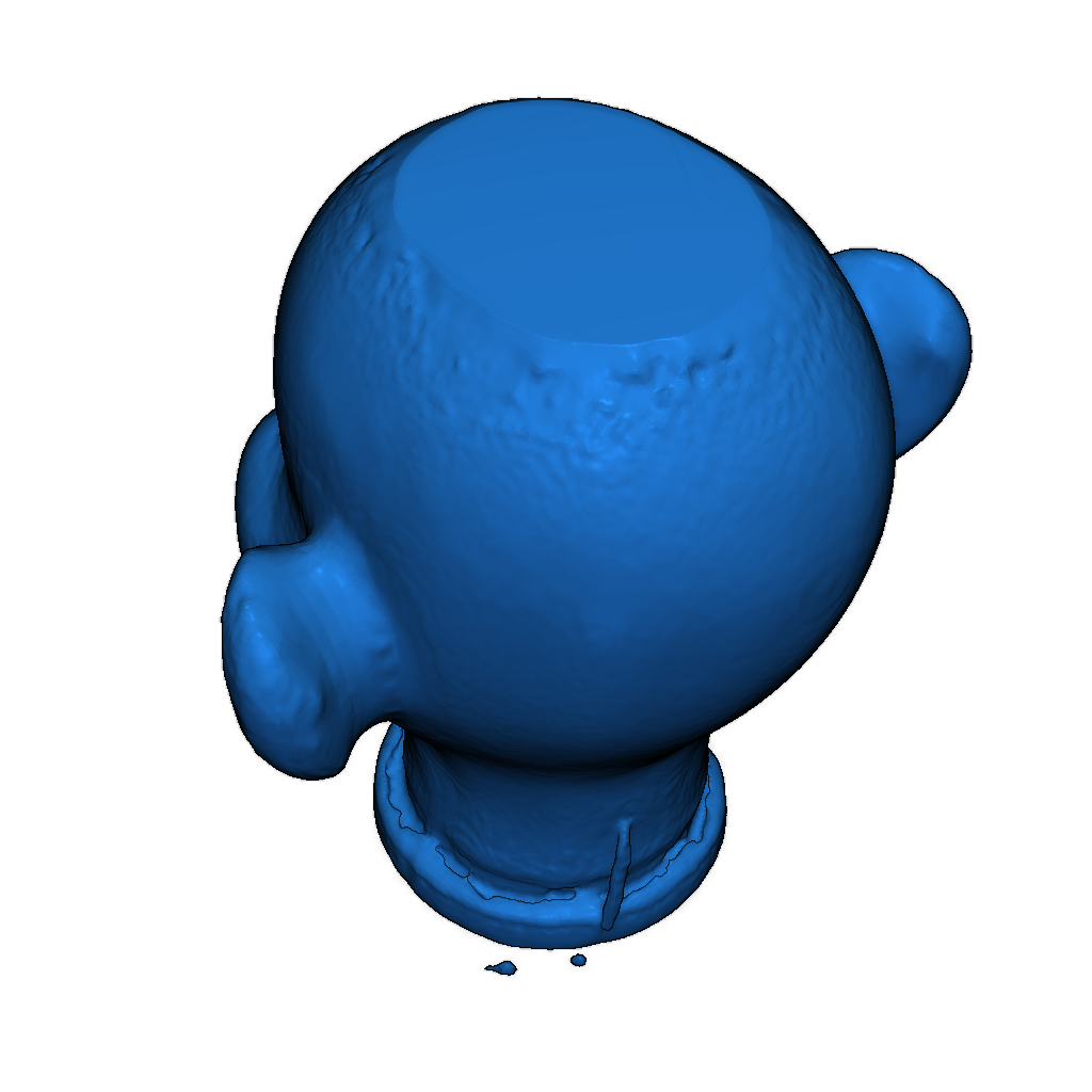 3D модель Думпеля с открытым ртом