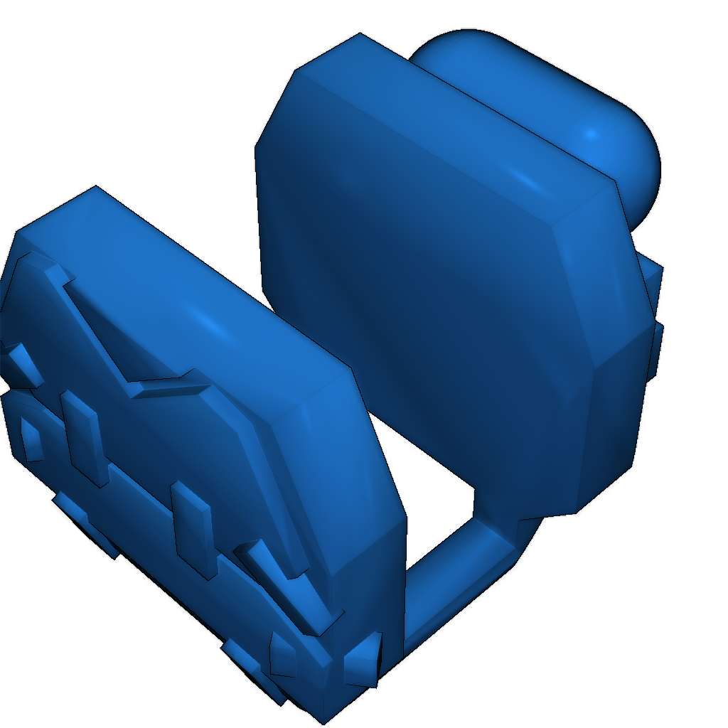 Галактический Коммандос - Открытый Минифигурка