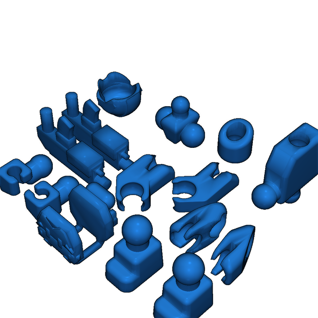 Галактический Коммандос - Открытый Минифигурка